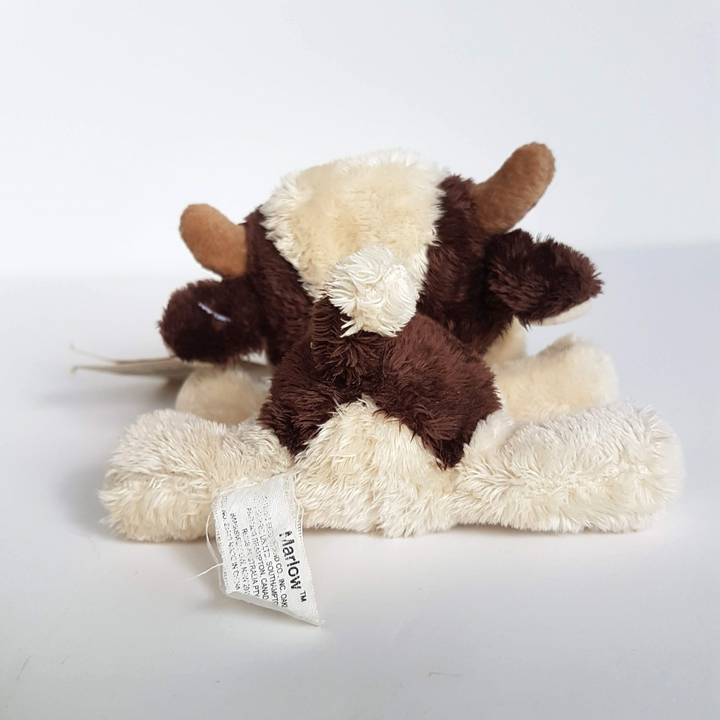 Russ PEEPERS COW BULL MARLO Floppy Plush TAG Small 12cm Soft Toy Stuffed Animal4