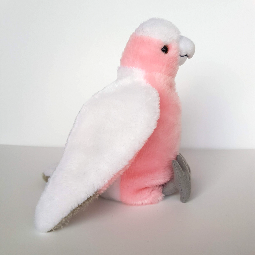 Harwil GALAH Pink Bird Hand Puppet Stuffed Animal Soft Toy Australian Native Toy7