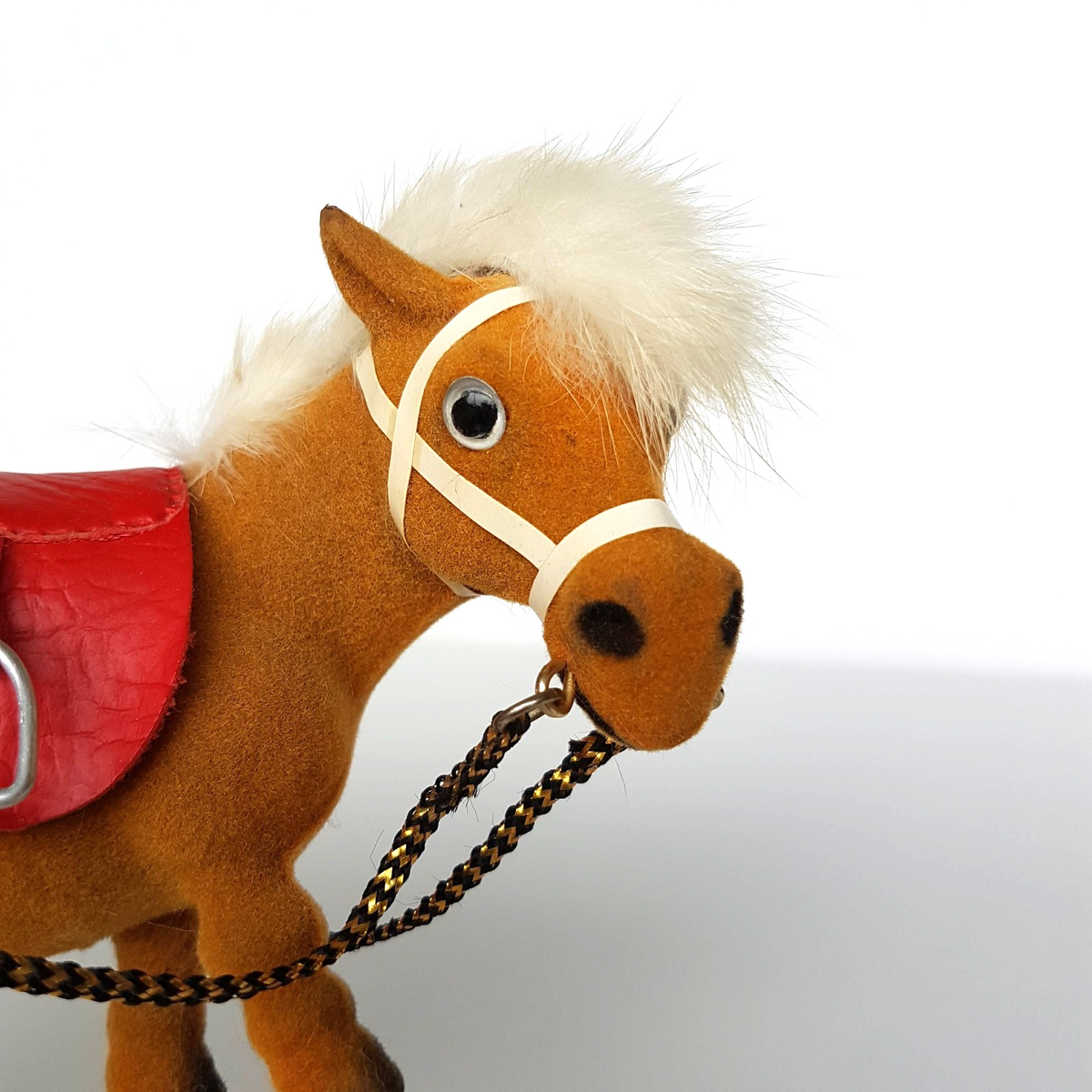 Vintage THELWELL'S HORSE KIPPER Pony Toy RARE Flocked Pony Figure Hong Kong13