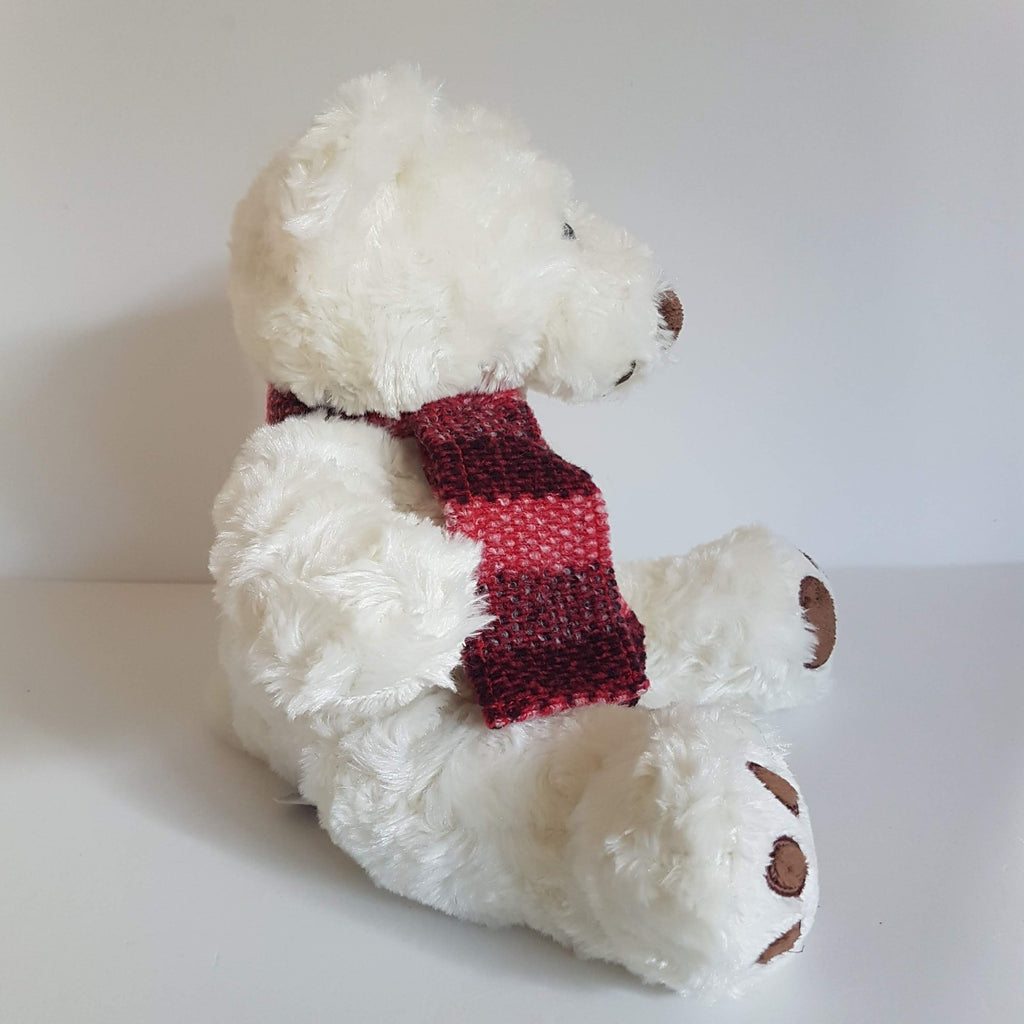 Myer BAXTER Teddy Bear Red Scarf 33cm Stuffed Animal Soft Toy Bear Cuddly Cute5