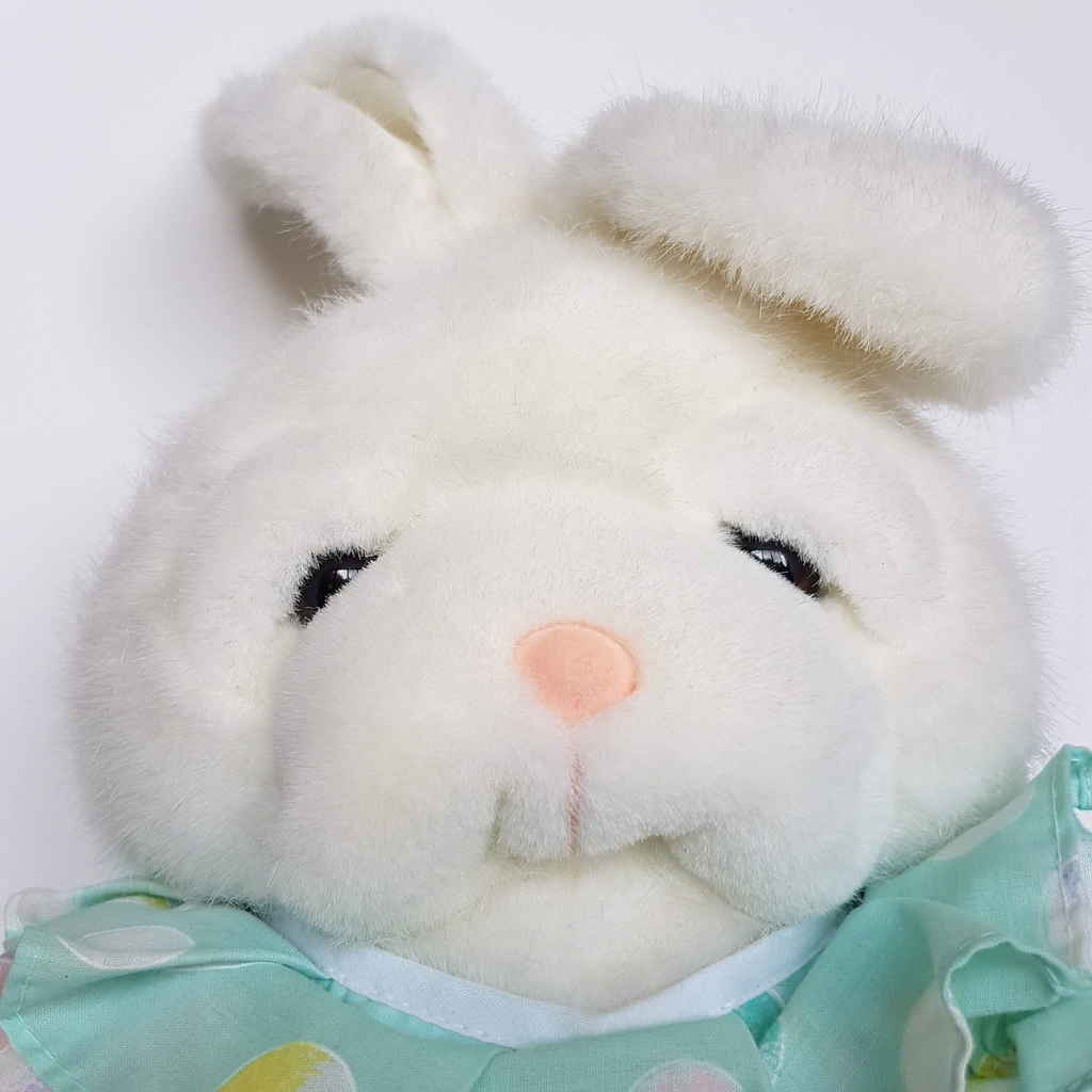 Vintage Tomy LULLABY BUNNY Plush WORKING Light & Sound Soft Toy Brahms' Lullaby3