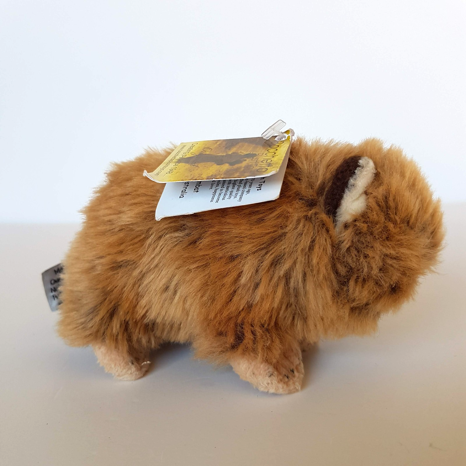 Tiny Bocchetta WOMBAT Australian Animal Soft Toy TAGS Marsupial 13cm SUPER CUTE3
