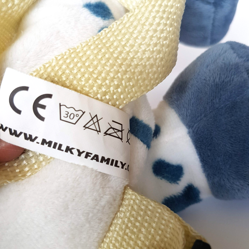 Rare MILKY FAMILY SWITZERLAND BACKPACK Cow Plush Stuffed Animal Soft Toy Bag12