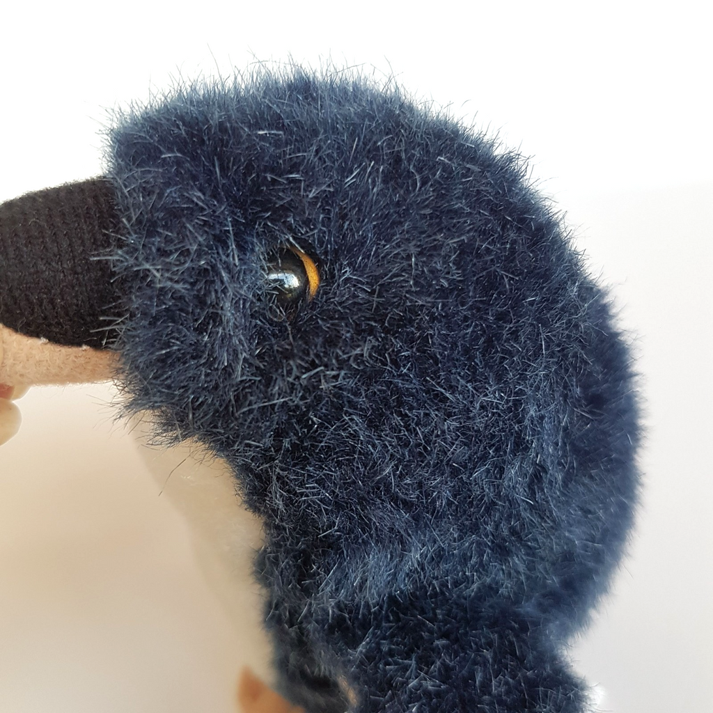 Harwil BLUE PENGUIN 13cm Bird Stuffed Animal Soft Toy Blue Cute Ocean Bird Toy5
