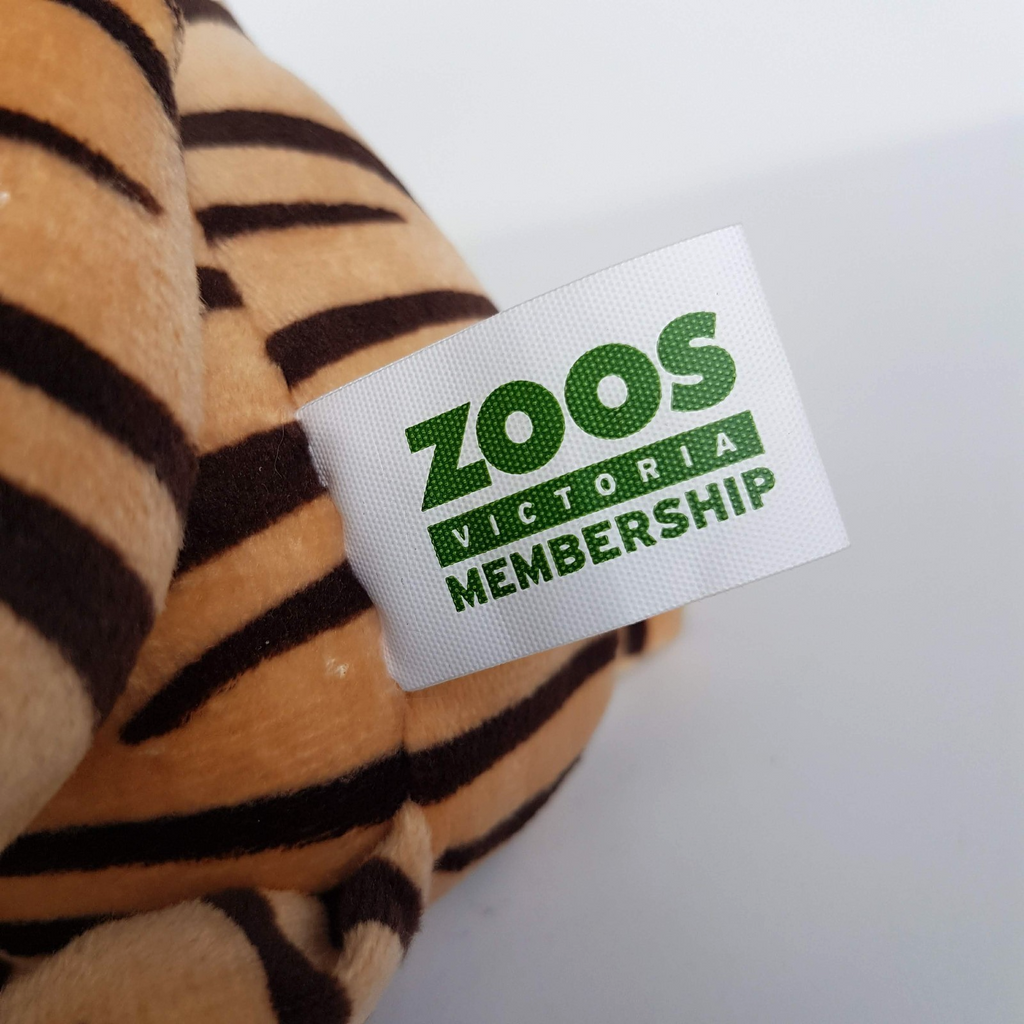 Zoos Victoria MEMBERSHIP TIGER Plush Wild Cat Stuffed Animal Soft Toy Safari7