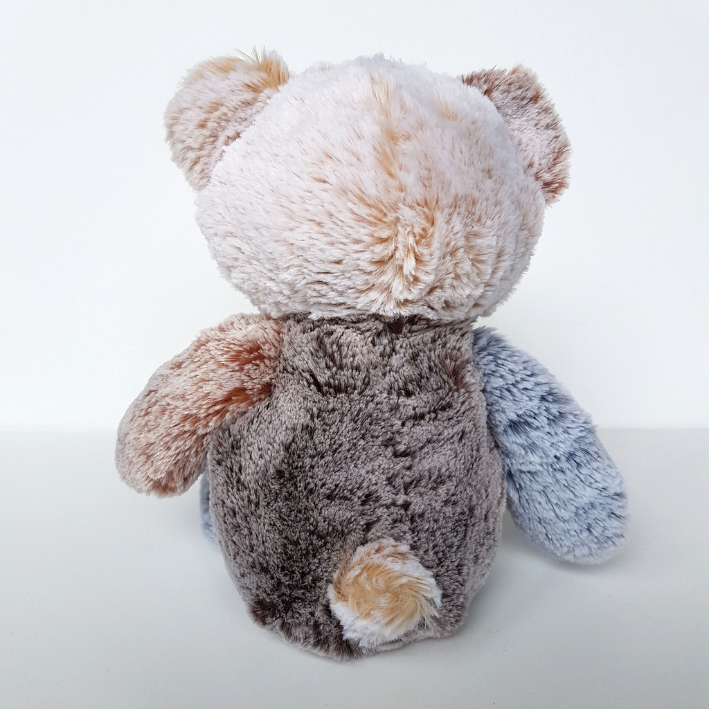 Korimco BUTTONS TEDDY BEAR Plush 27cm Stuffed Animal Soft Toy Frosted Fur Cute7