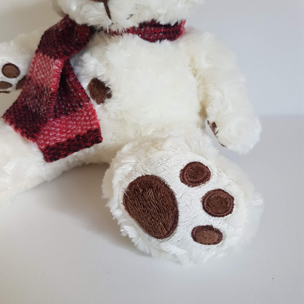 Myer BAXTER Teddy Bear Red Scarf 33cm Stuffed Animal Soft Toy Bear Cuddly Cute4