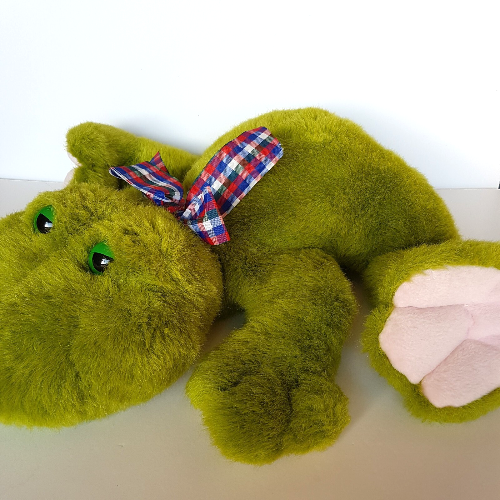 Cuddle Wit GREEN FROG Plush 41cm PILLOW Reptile Soft Toy Stuffed Animal POCKET4