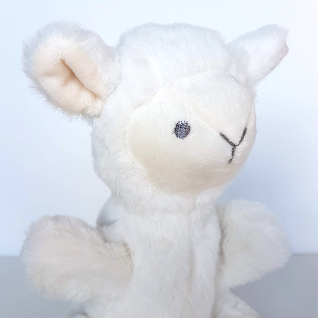 Kaiser LAMB SHEEP HAND PUPPET Plush 23cm Soft Toy Stuffed Animal Cuddly Cute1
