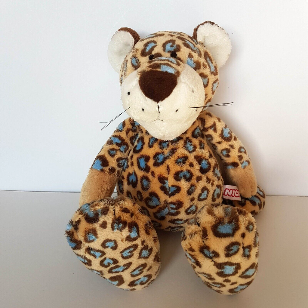 Nici Large LEOPARD WILD CAT Spotted Cheetah 35cm Plush Stuffed Animal Soft Toy4
