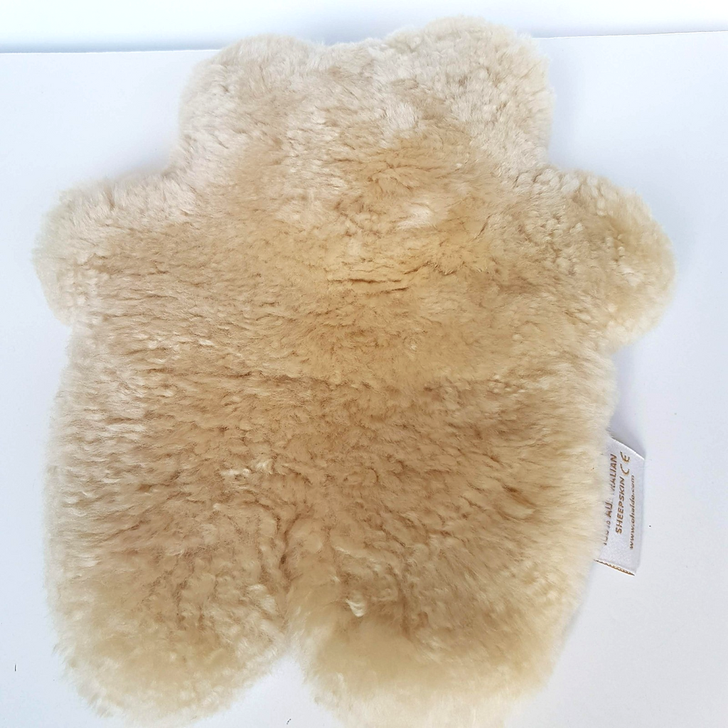Oh Aldo 100% Australian Sheepskin FLAT BEAR Soft Toy 29cm Stuffed Animal Genuine6