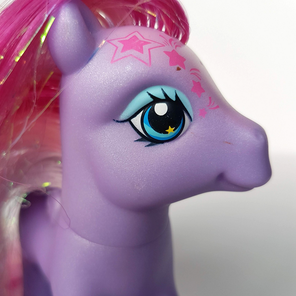 My Little Pony STARSONG 2007 Hasbro 12cm Glitter Hair PEGASUS Horse Figure Toy7