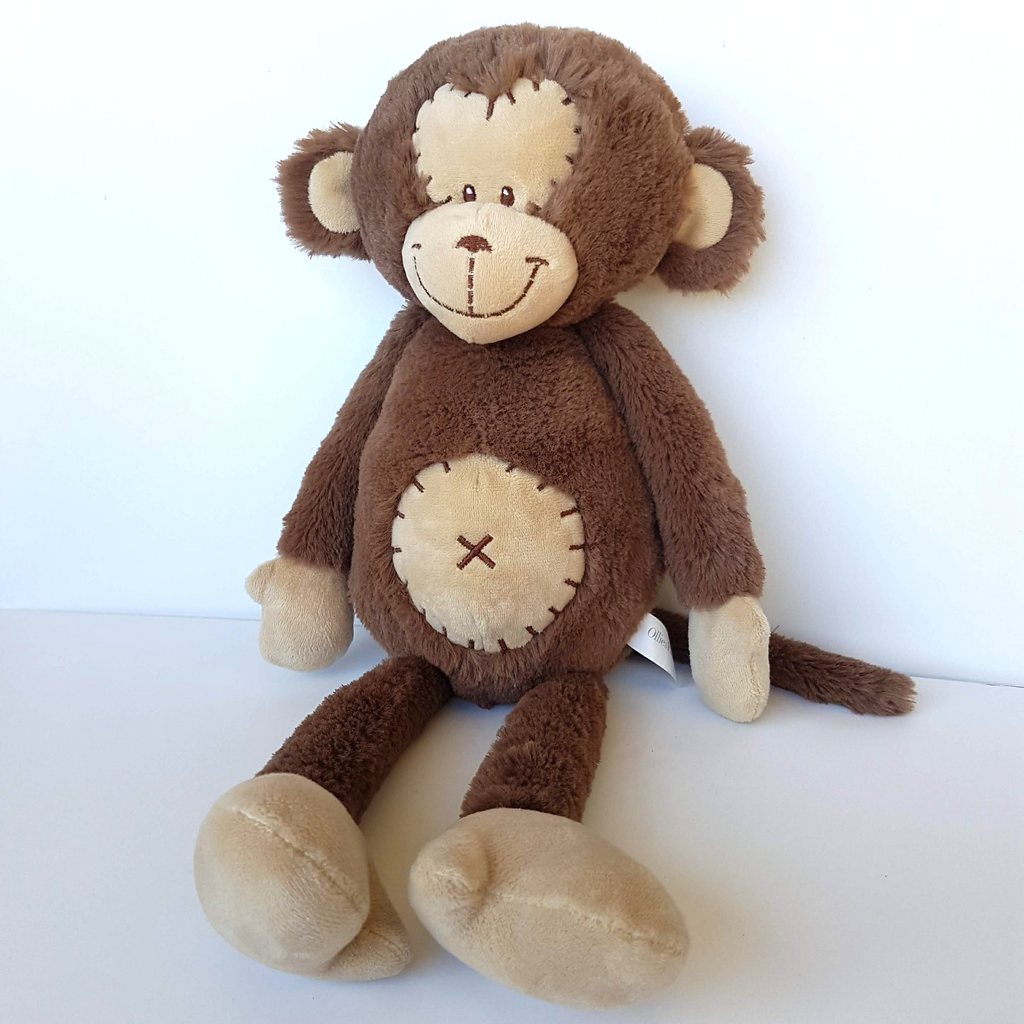 Ollie & Paige FLOPPY MONKEY 45cm Plush Stuffed Animal Soft Toy Brown Long Legs3
