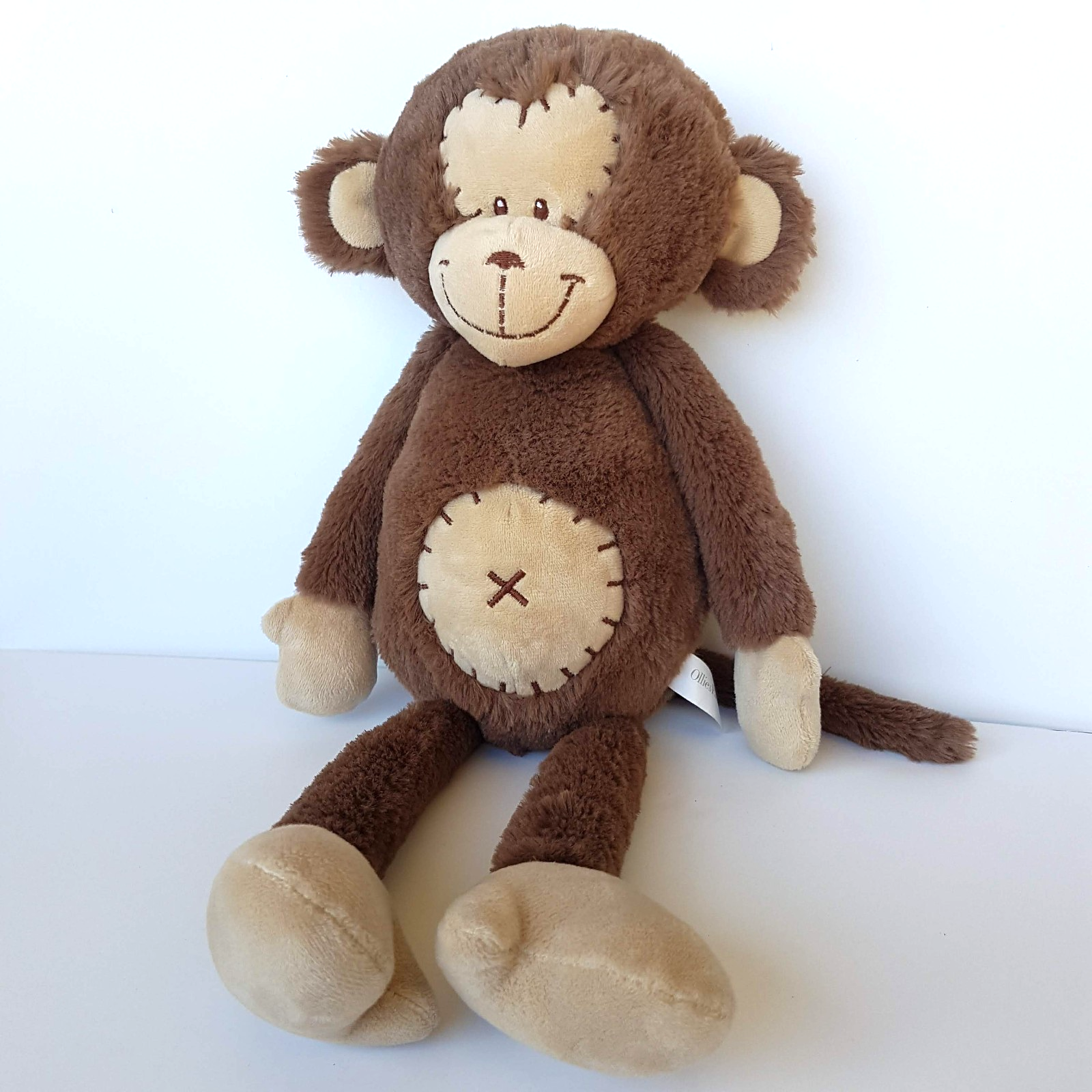 Ollie & Paige FLOPPY MONKEY 45cm Plush Stuffed Animal Soft Toy Brown Long Legs3