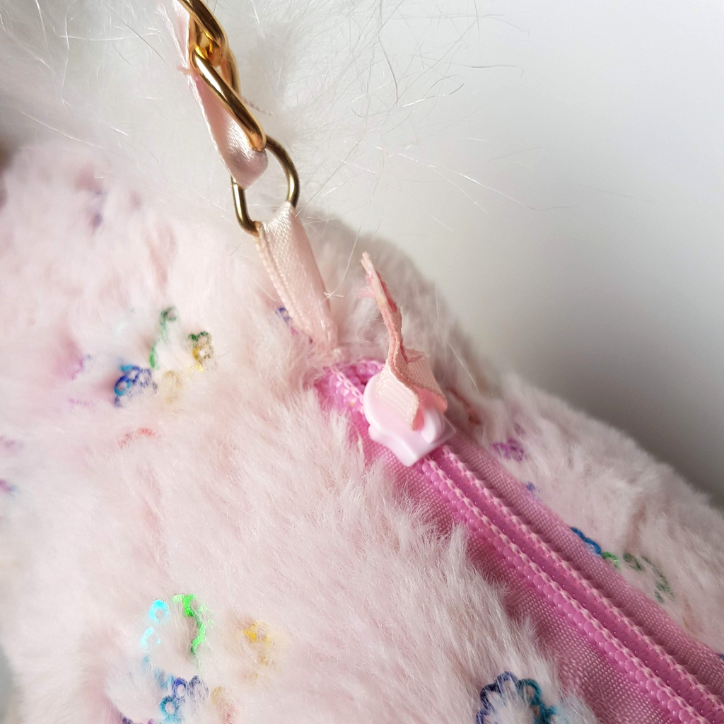 Olly & Me UNICORN BAG PLUSH Pink Flower Sequin CUTE Kids Bag Purse Rainbow Toy10