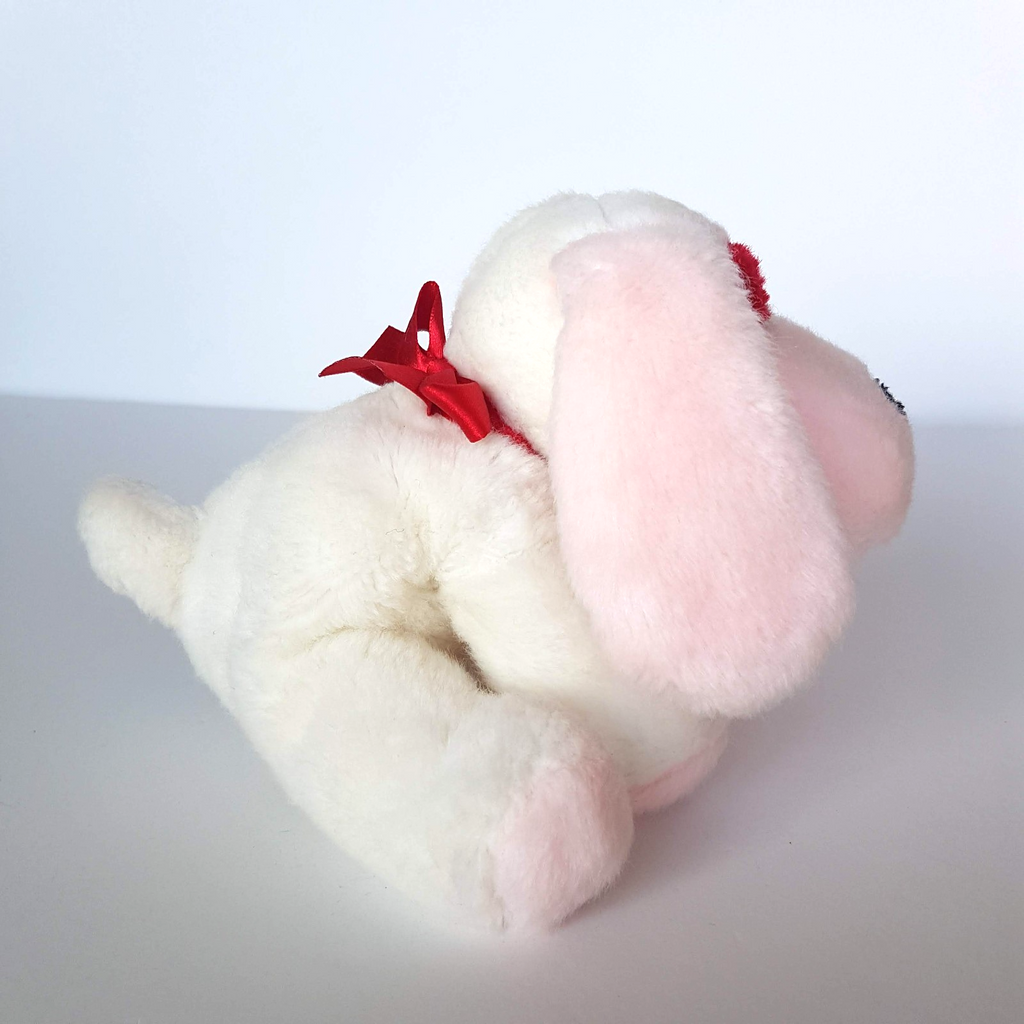 Floppy WHITE RED HEART DOG Plush 14cm Soft Toy Stuffed Animal LOVE TOY Heart4
