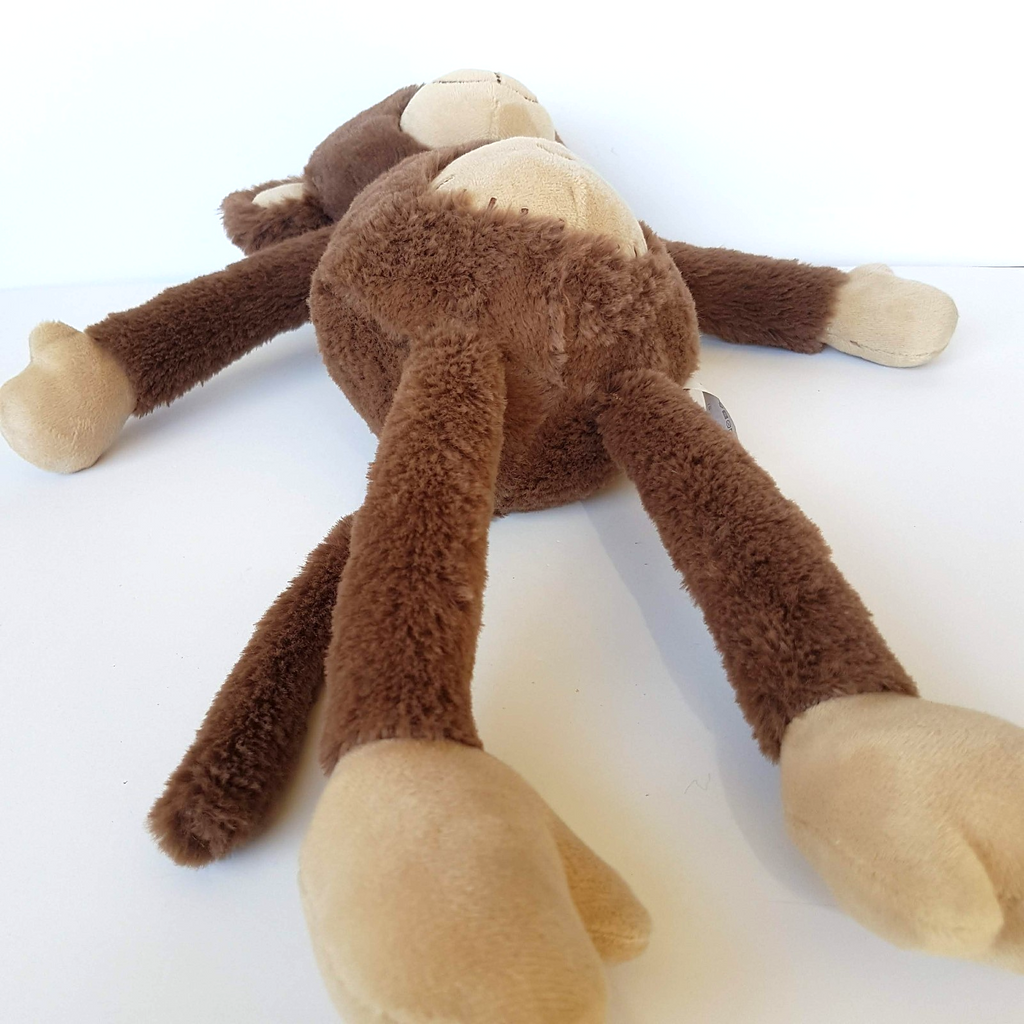 Ollie & Paige FLOPPY MONKEY 45cm Plush Stuffed Animal Soft Toy Brown Long Legs7