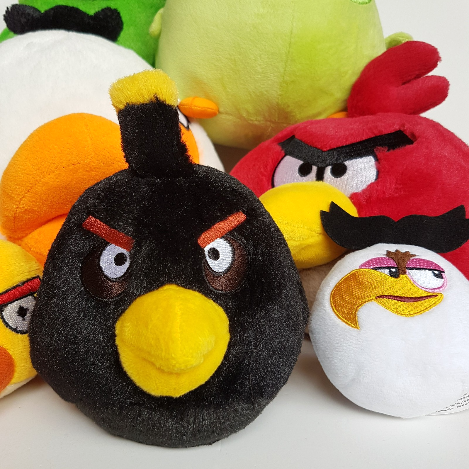 ANGRY BIRDS PLUSH LOT Stuffed Animal Red Matilda Pig Eagle Chuck Bird Soft Toy14