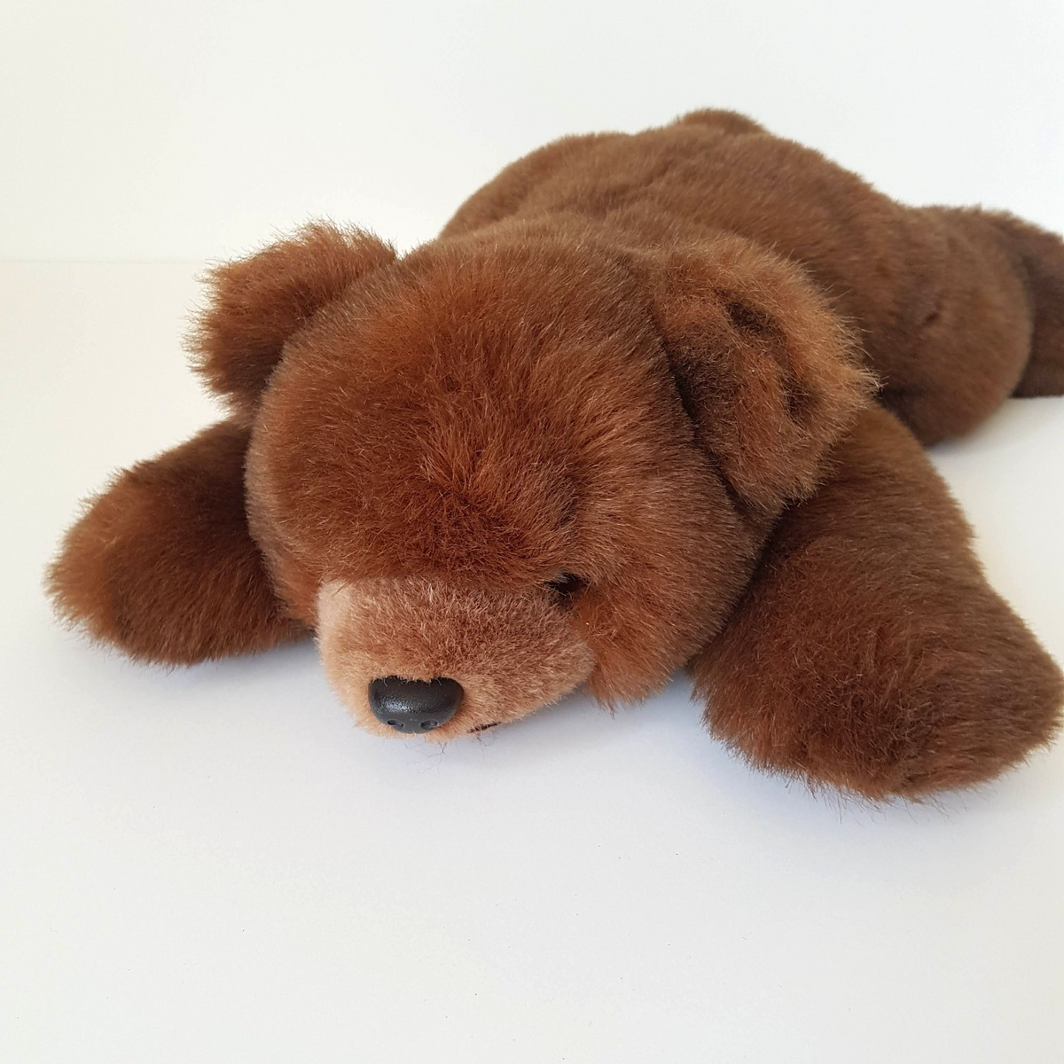 Vintage 1995 CHOCOLATE Teddy Bear 49cm TY Plush Floppy Soft Toy Stuffed Animal1