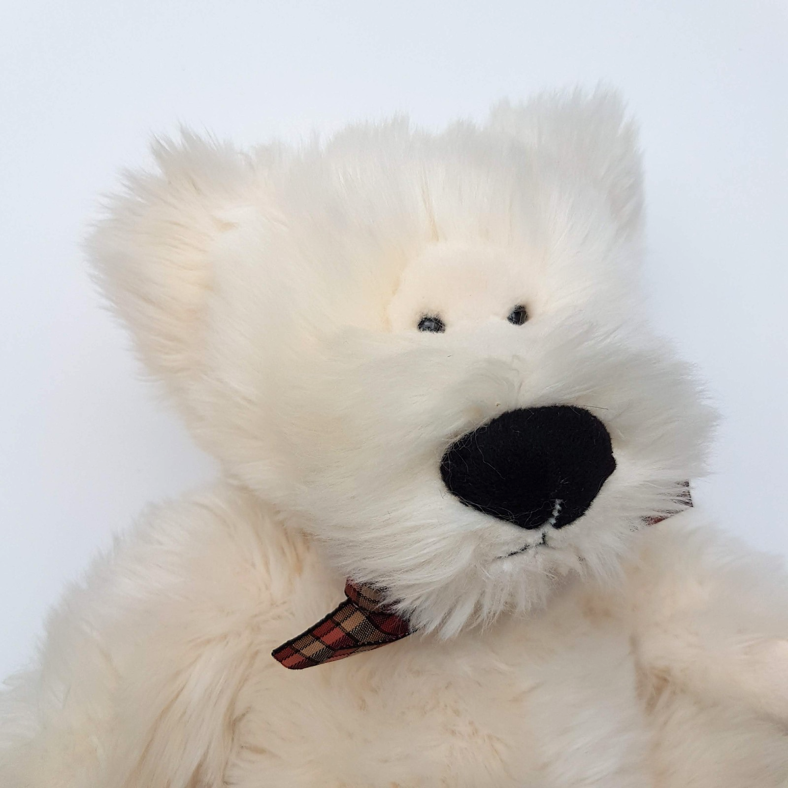 Russ WALTER TEDDY BEAR Cream 35cm Plush Soft Toy Stuffed Animal Scruffy Floppy1
