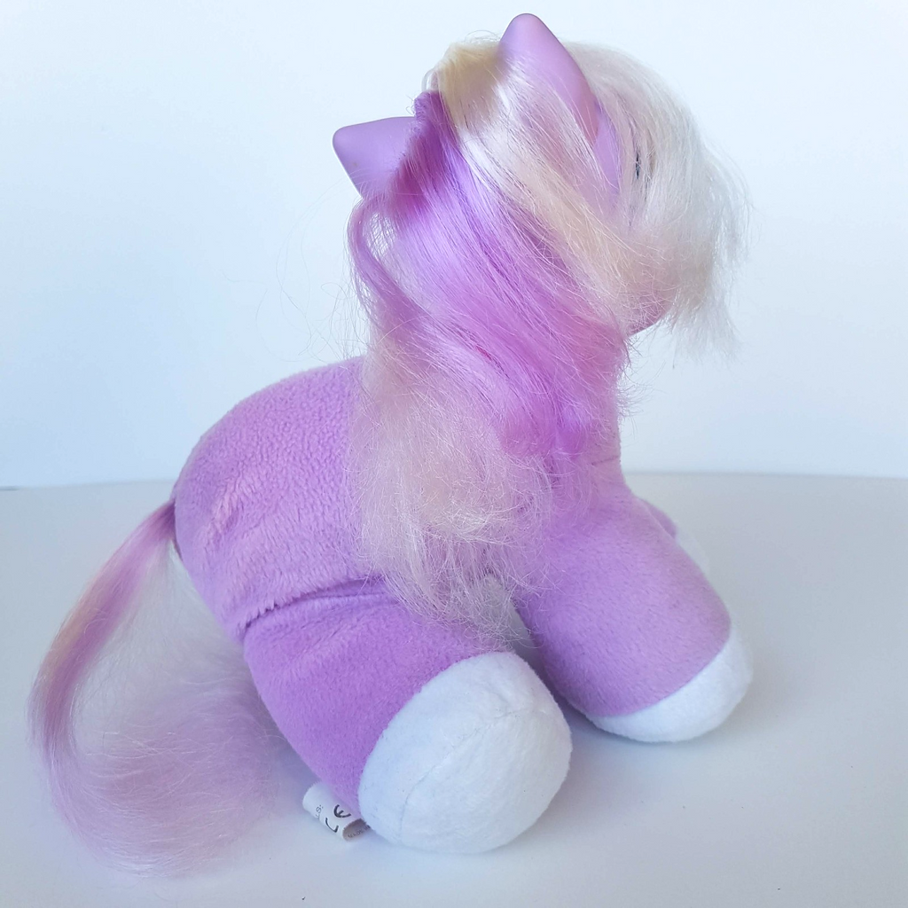 VTG My Little Pony ANGEL DOVE Plush Hasbro Purple Stuffed Animal Soft Toy 20045