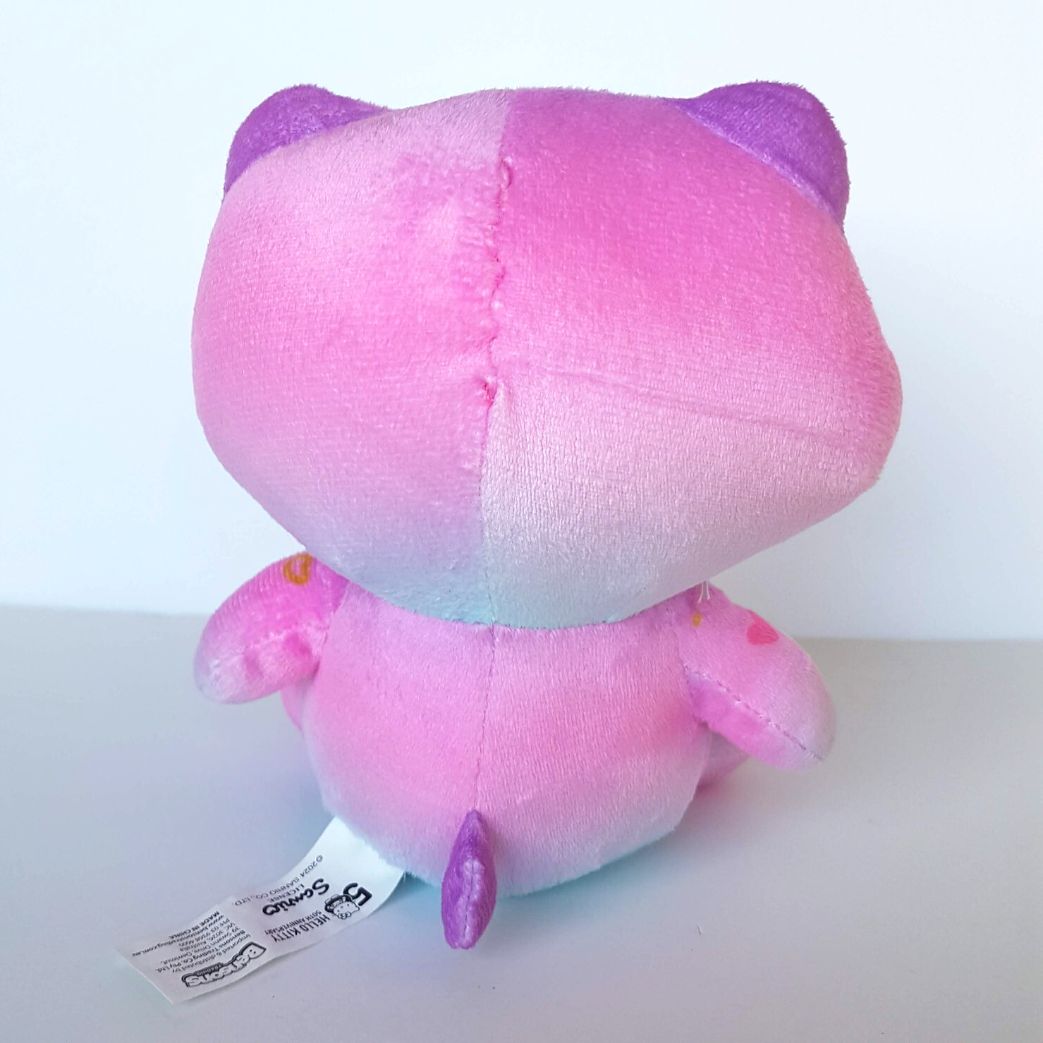 HELLO KITTY 18cm 50th ANNIVERSARY Cat Plush Rainbow Gold Stuffed Animal Soft Toy7