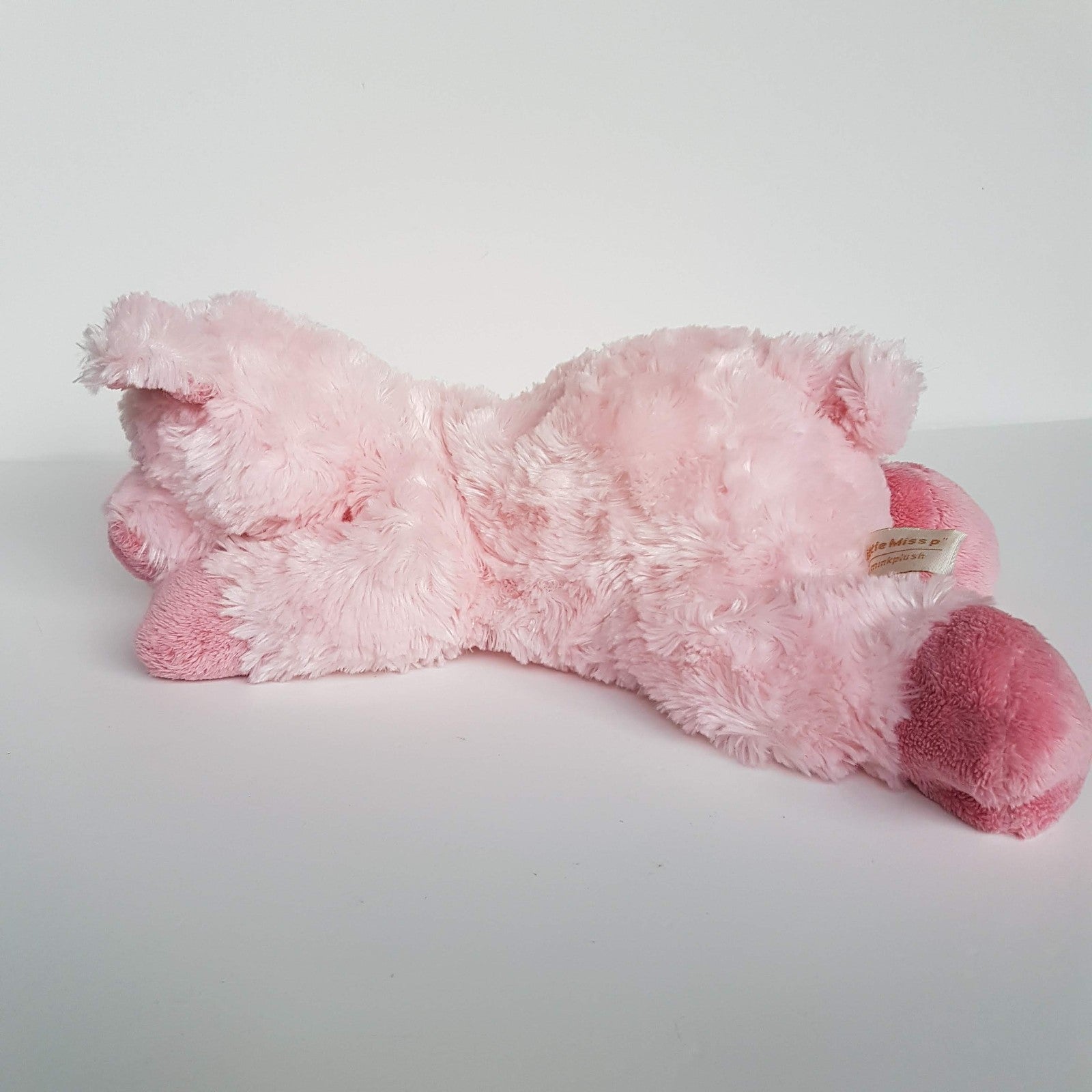 Tomfoolery MINKPLUSH PIG Little Miss P Stuffed Animal 17cm Pink Soft Toy Floppy8