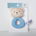 NEW Oscar & Florri TEDDY LOVEY RATTLE Plush Baby Activity Soft Toy Teddy Bear0
