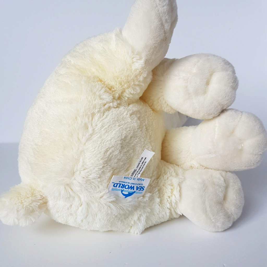 Sea World POLAR BEAR 30cm Plush Stuffed Animal Wild Soft Toy Snow Animals Cute9