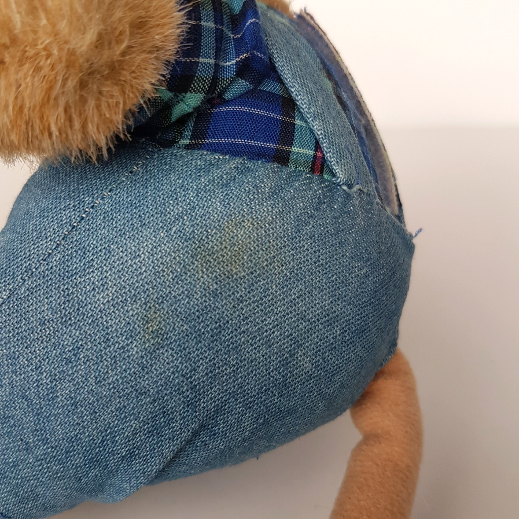 Cute LIL MOUSE in Overalls Plush 17cm Rat Rodent Soft Toy Farmer Stuffed Animal6