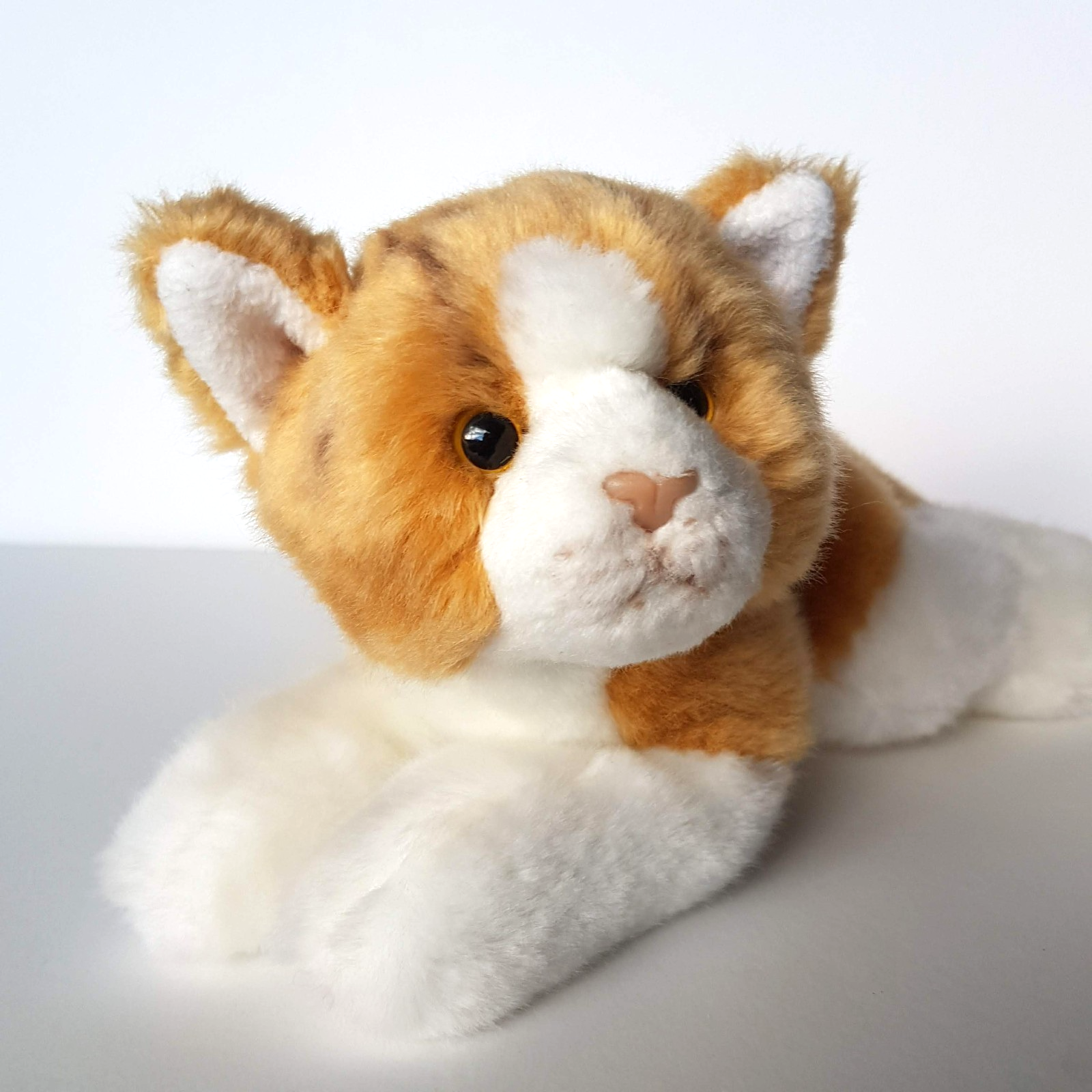 Cuddly Critters GINGER CAT Kitten Plush Stuffed Animal Soft Toy 24cm long Cuddly4