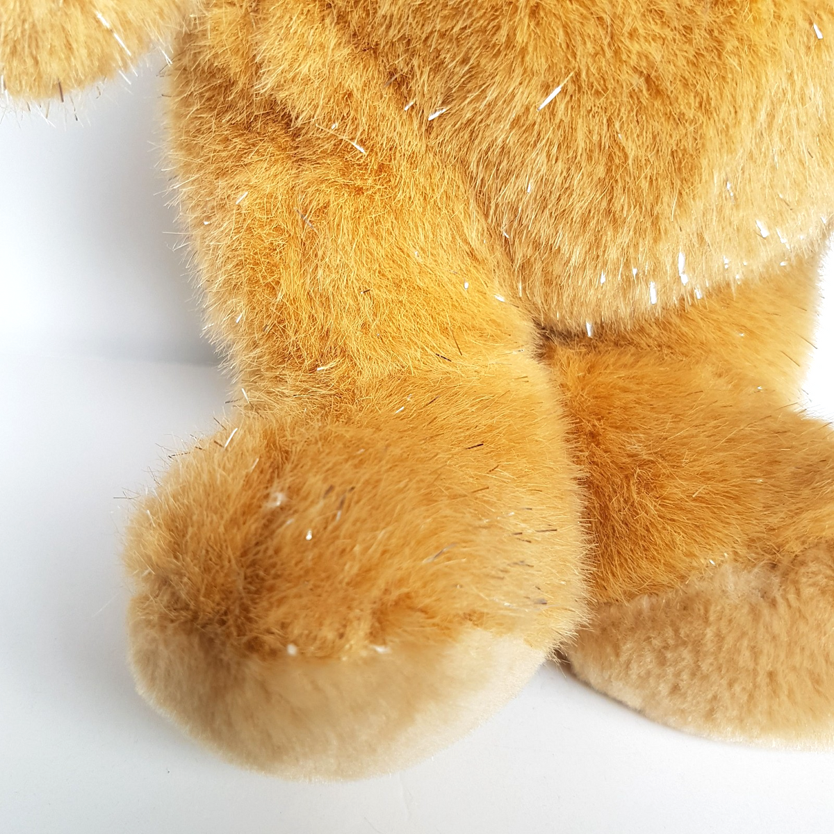 Metro Toys SPARKLY TEDDY BEAR Vintage Plush 32cm Stuffed Animal Soft Toy Foil4