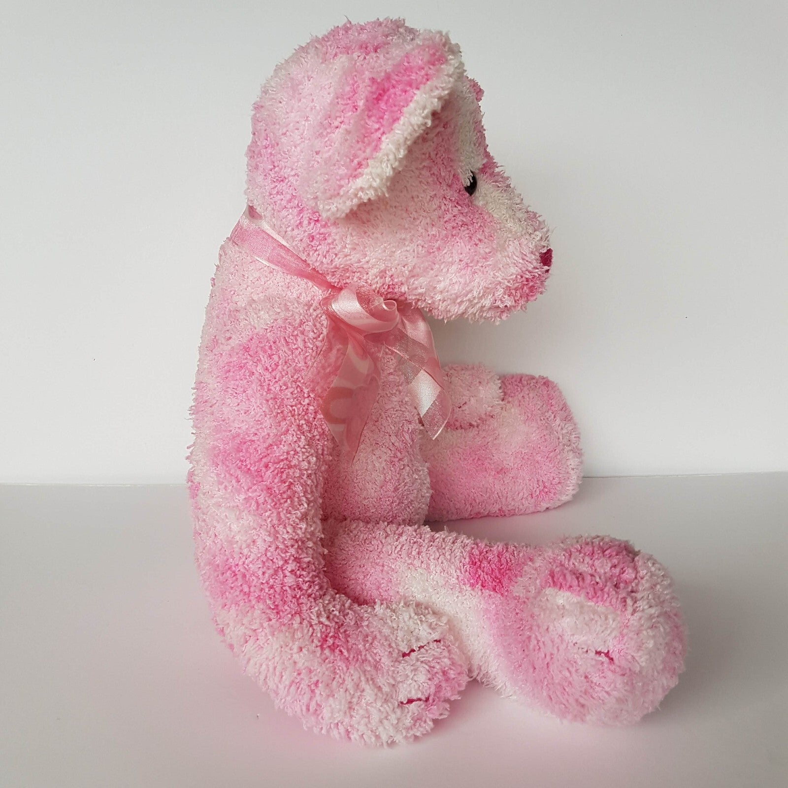 Russ PINK TEDDY BEAR 40cm Plush Stuffed Animal Soft Toy Large Cuddly Cute Spot6