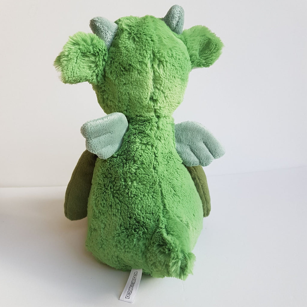 Korimco GREEN DRAGON Plush Fantasy 40cm Soft Toy Stuffed Animal Cuddly Floppy4