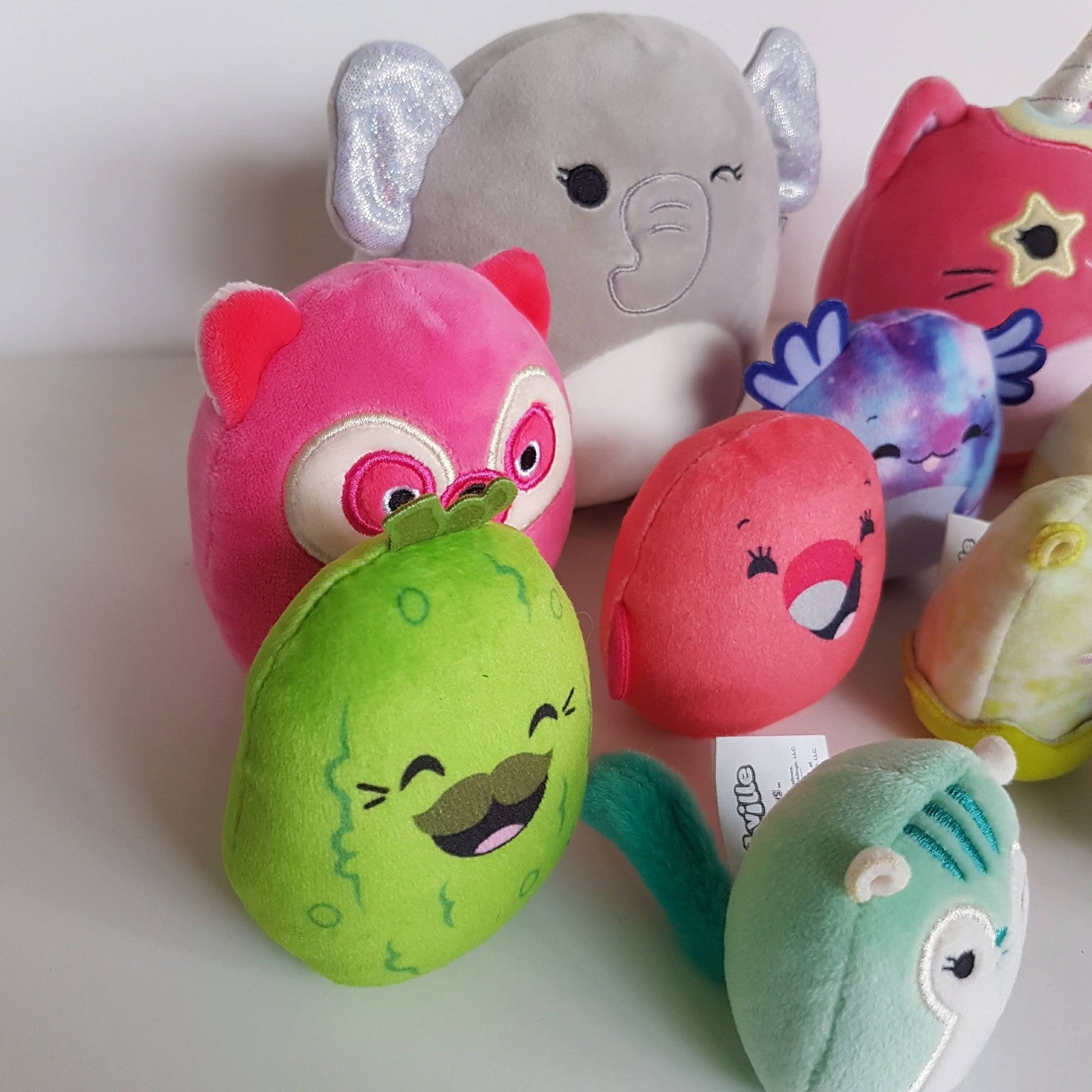 SQUISHMALLOWS PLUSH LOT McDonalds Stuffed Animals Soft Toy SMALL Cute Kids Toys6