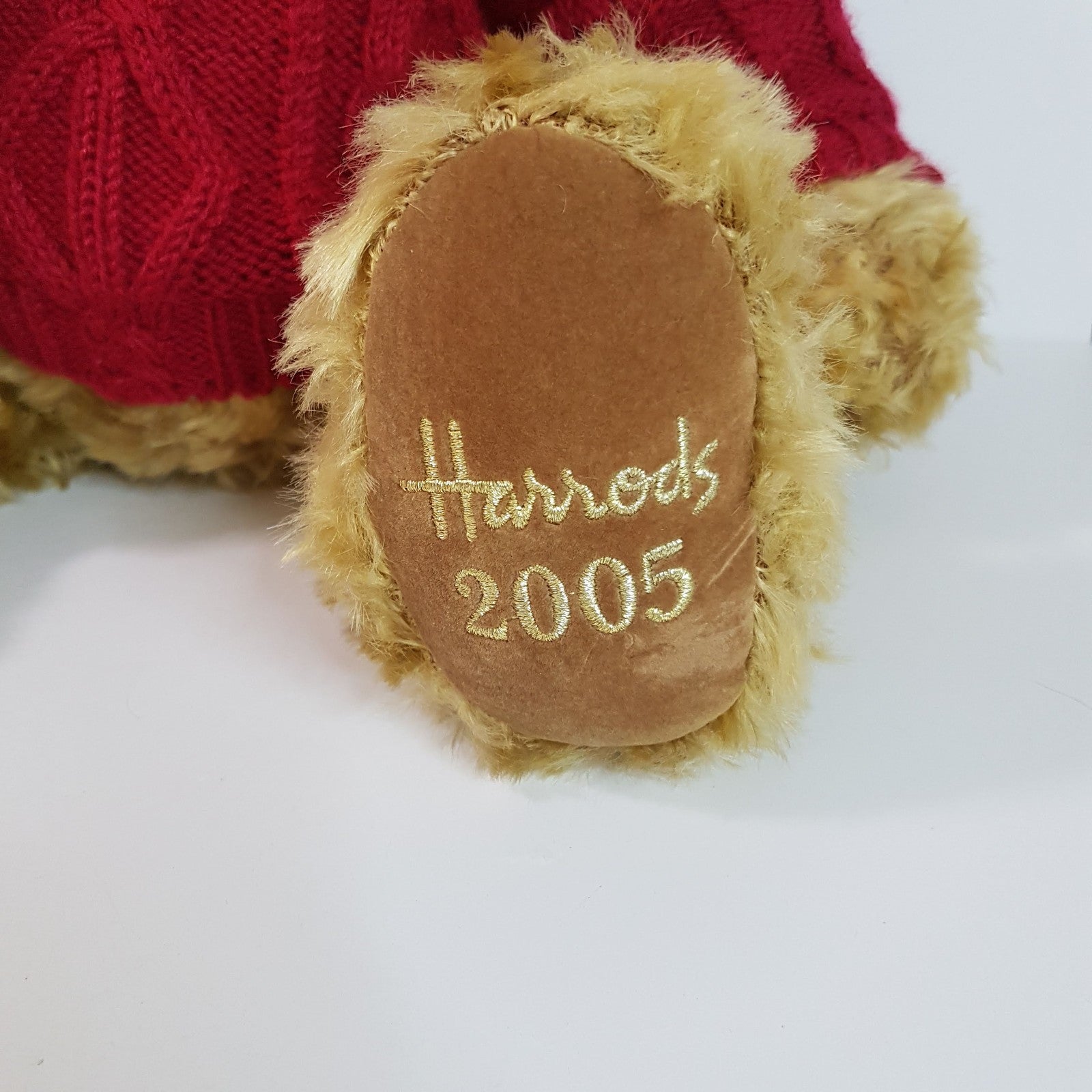 Harrods TEDDY BEAR 20th ANNIVERSARY 2005 Large Collectible Stuffed Animal Toy2