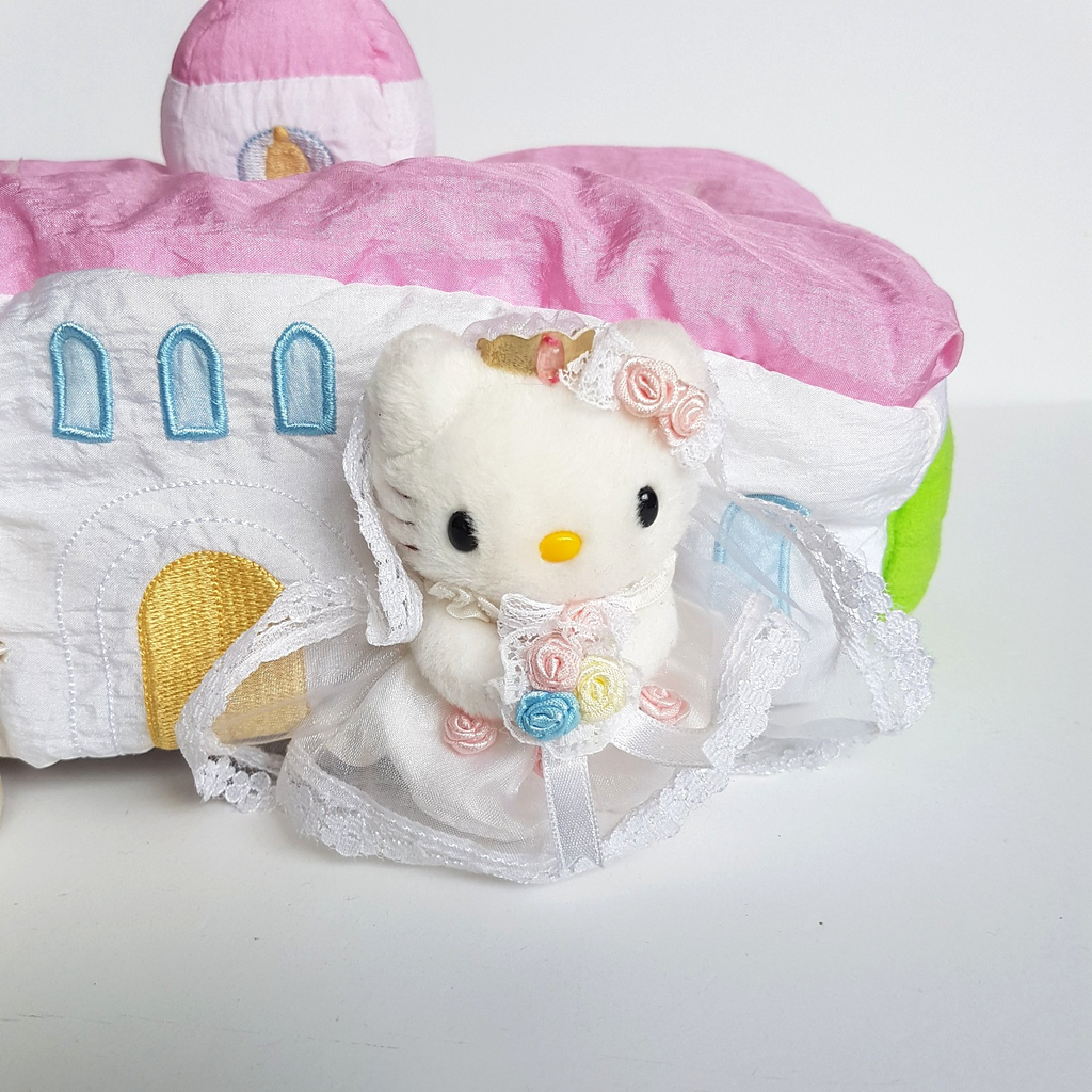 Sanrio Smiles Hello Kitty & Dear Daniel TISSUE BOX COVER Rare Bridal Wedding HTF2