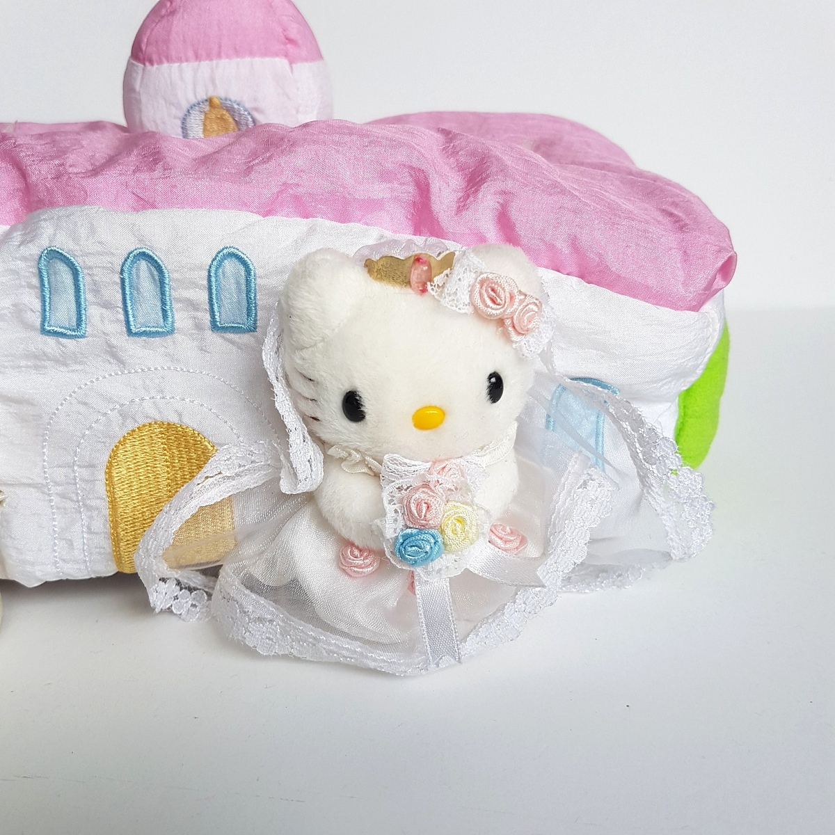 Sanrio Smiles Hello Kitty & Dear Daniel TISSUE BOX COVER Rare Bridal Wedding HTF2
