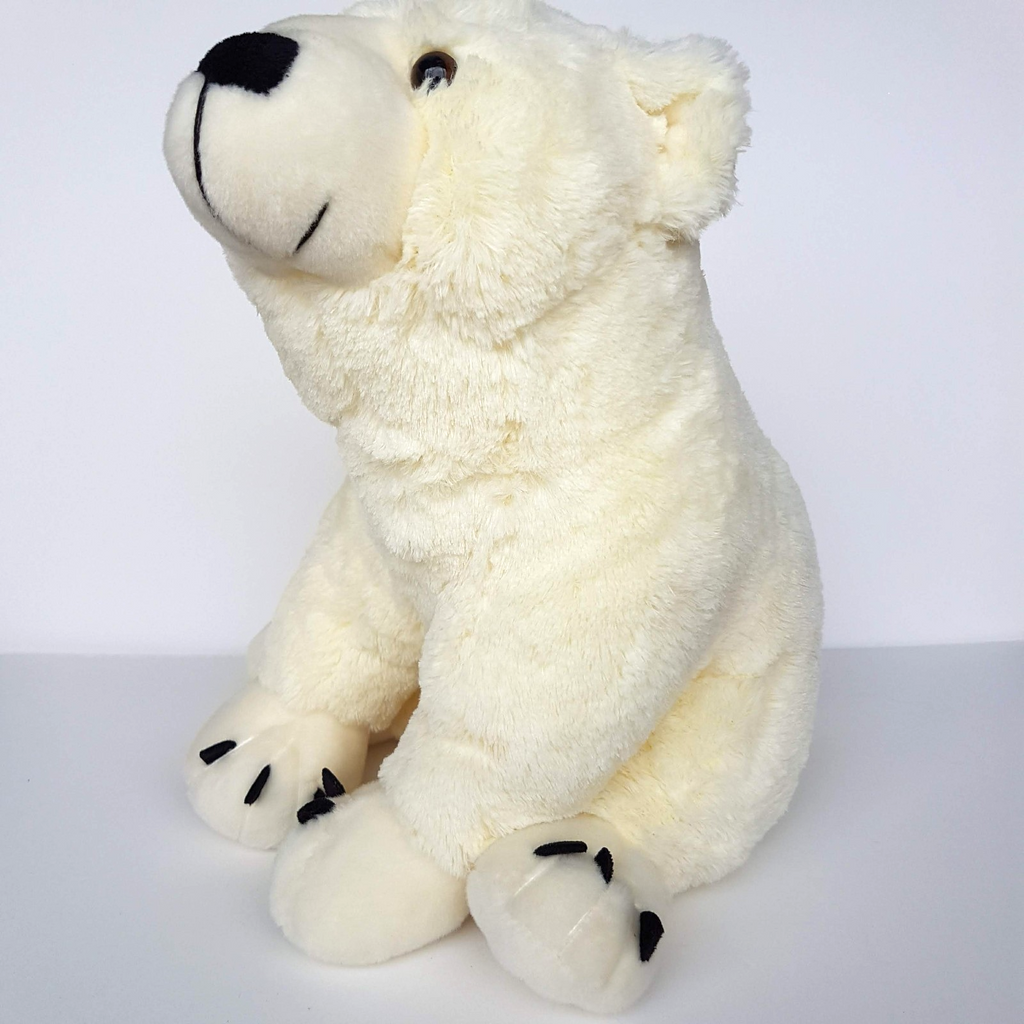 Sea World POLAR BEAR 34cm Plush Stuffed Animal Wild Soft Toy Snow Animals Cute4