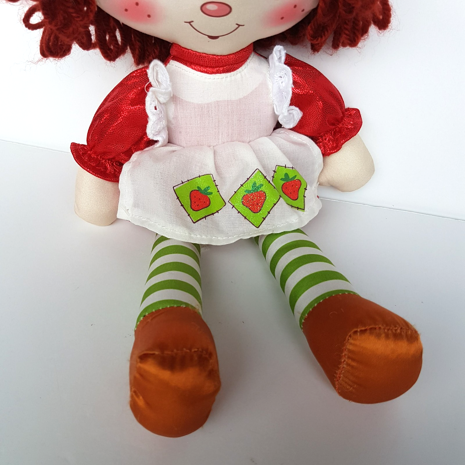 Strawberry Shortcake RAG DOLL 40th ANNIVERSARY Sparkle Glitter 36cm Soft Toy2
