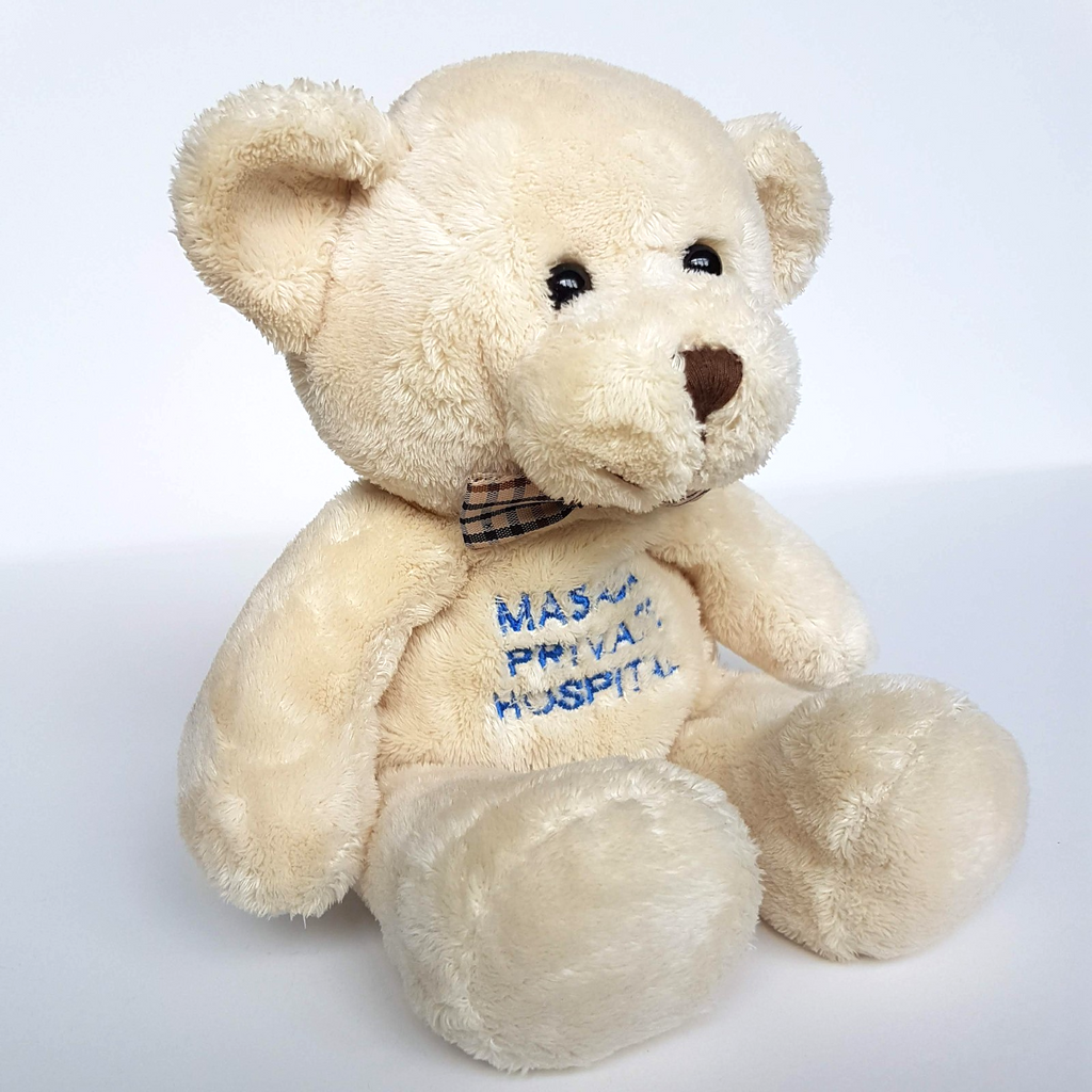 Korimco MASADA PRIVATE HOSPITAL Teddy Bear Plush Soft Toy 27cm Stuffed Animal0