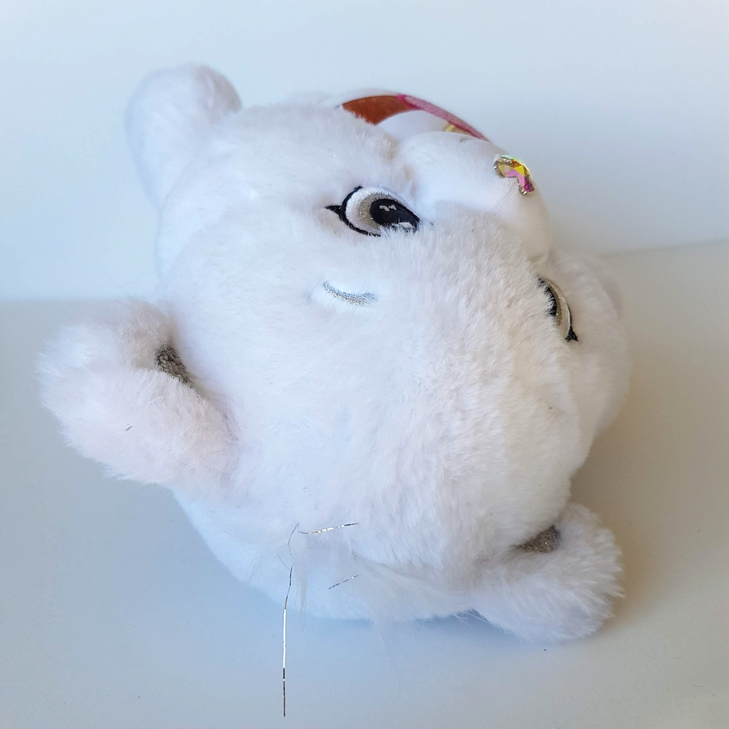Care Bear HOPEFUL HEART Collector's Edition 2022 36cm Crystal Nose White Glitter7