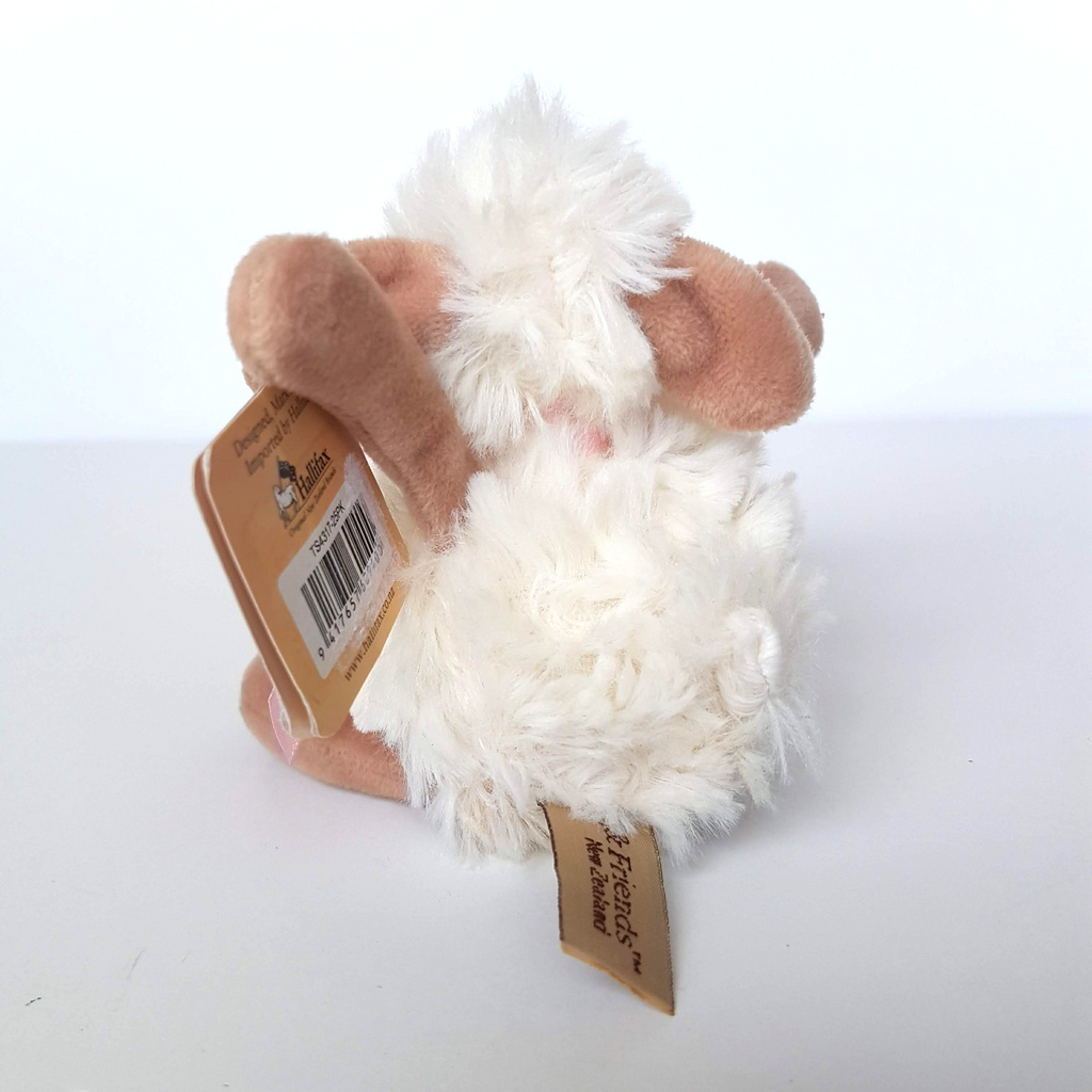 Kiwi & Friends WHITE LAMB SHEEP 16cm Plush Stuffed Animal Soft Toy New Zealand3