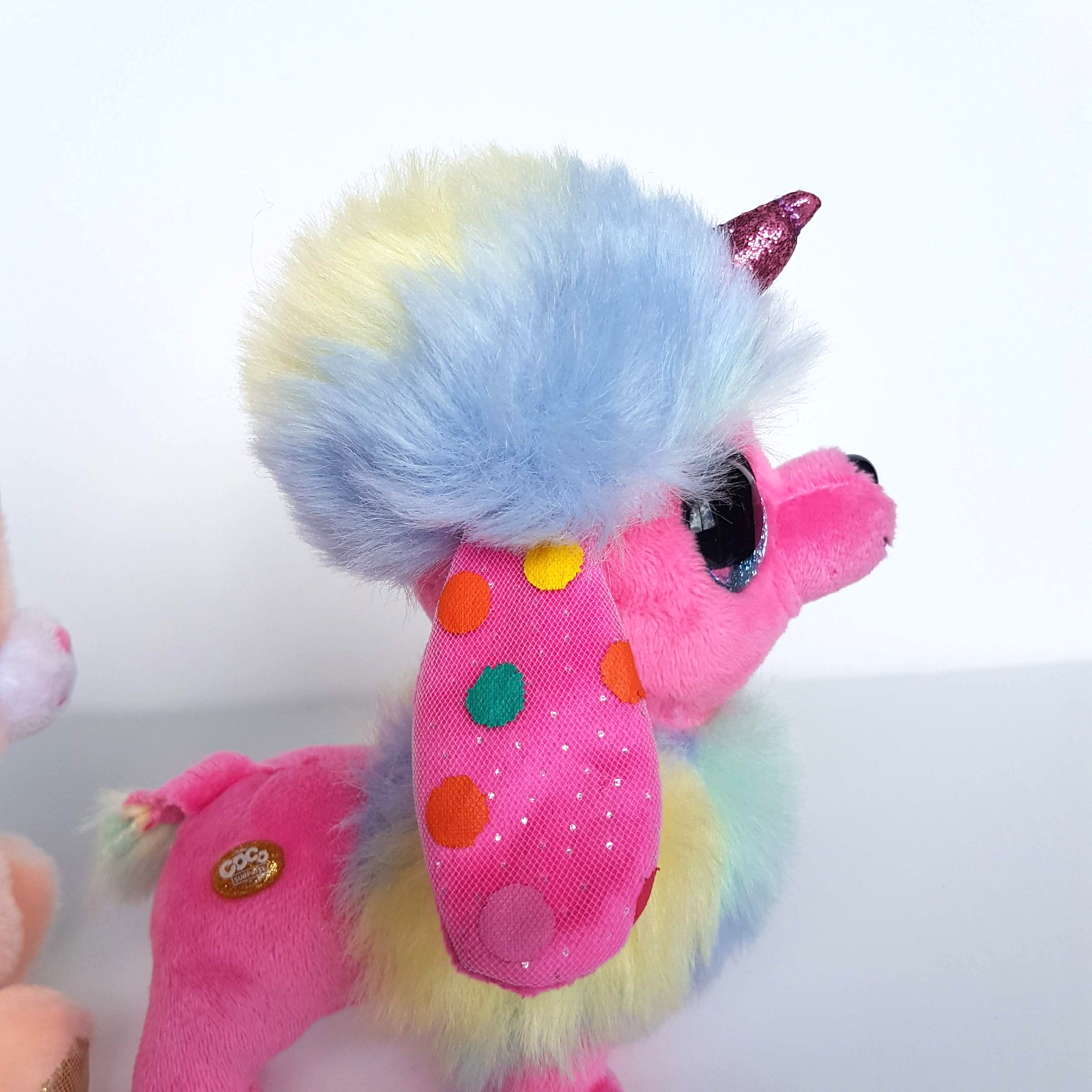 Coco Surprise BUNNY & POODLE UNICORN Plush Stuffed Animal Soft Toy Glitter Eyes11