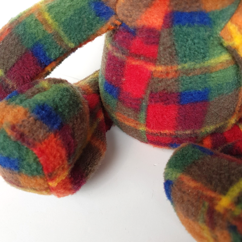 Floppy TARTAN PLAID RABBIT Plush 29cm Stuffed Animal Soft Toy Christmas Toys8