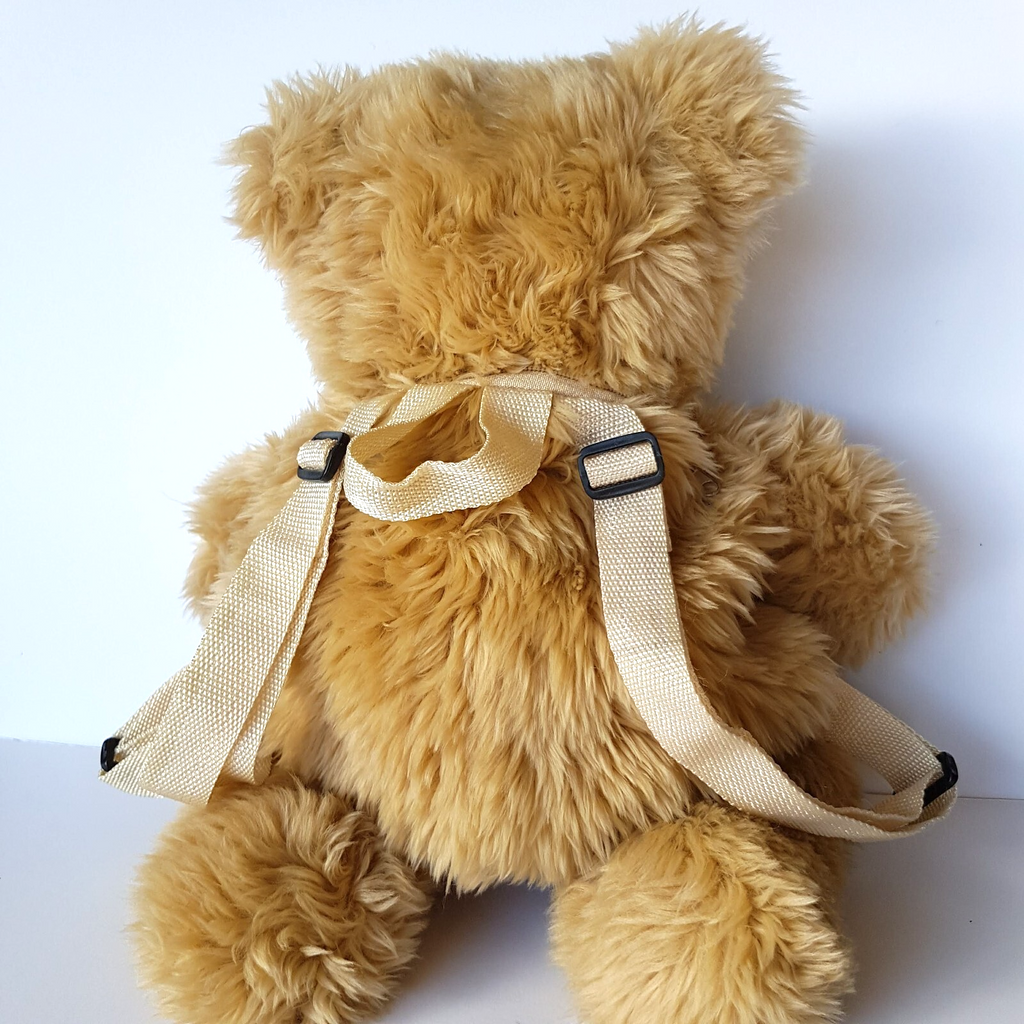 Plush Teddy KIDS BACKPACK Bag Stuffed Animal Bear Soft Toy 49cm School Bag Cute10