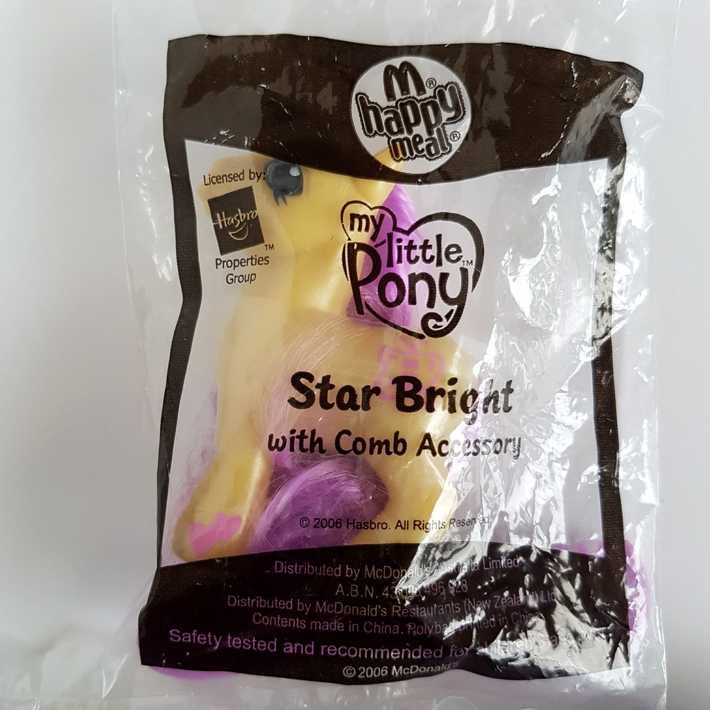 MY LITTLE PONY McDonalds Happy Meal Toys 2006 Hasbro SEALED Accessories Horse7