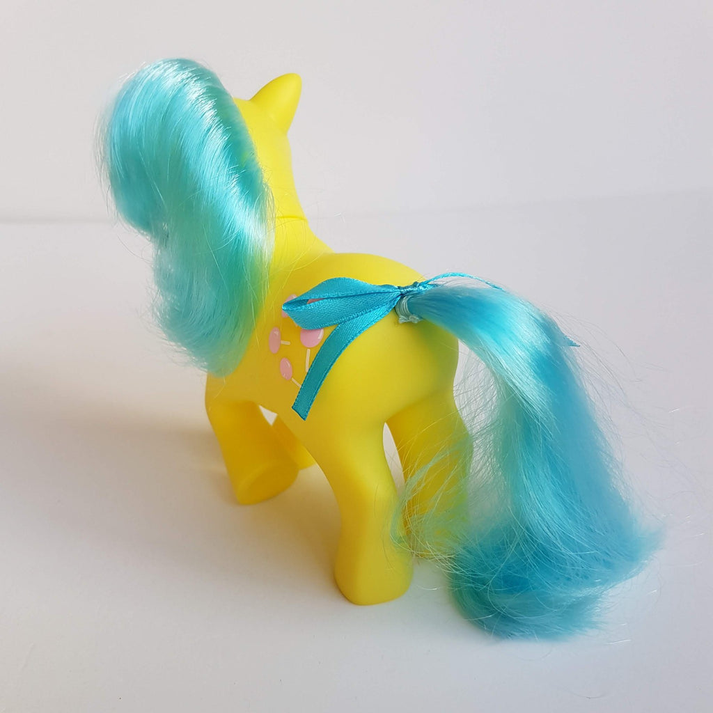 My Little Pony TOOTSIE 2019 35th Anniversary Hasbro Horse Figure Yellow Blue3