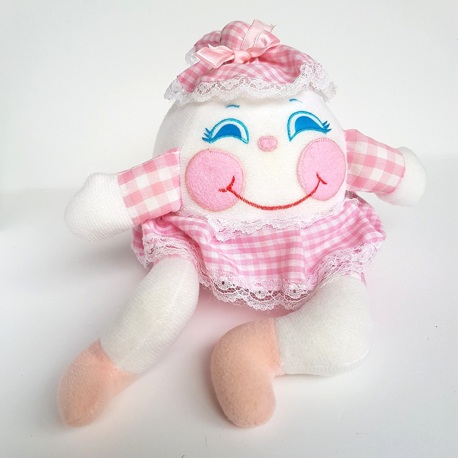 Handmade MRS HUMPTY EGG Fairytale Plush Shelf Sitter Soft Toy Stuffed Character0