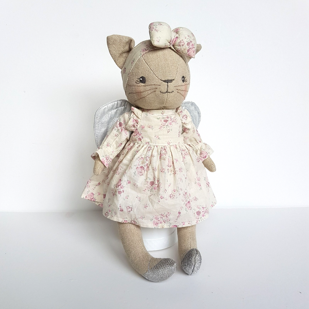 RARE Jaime Kay ELSIE KITTY Plush Limited Edition Soft Toy 30cm Stuffed Animal0